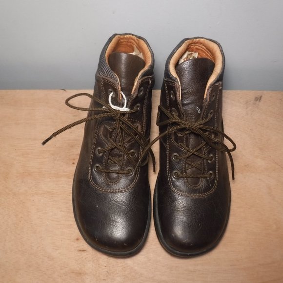 Footprints by Birkenstock Brown Leather Ankle Boots Size 37 / 6 - 6.5 - Picture 4 of 7